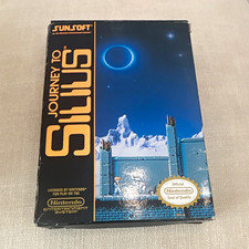 Sunsoft Journey to Silius NES NTSC-U/C Complete w/ Box Manual Inserts 1990