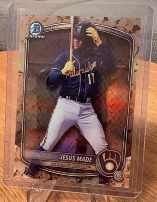 2025 Bowman Draft Jesus Made Snack Pack Popcorn SSP Brewers