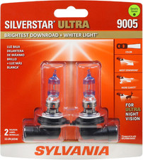 Sylvania 9005 Silverstar Ultra Halogen Headlight Bulbs 2 Bulbs. Sylvania 9005 Silverstar Ultra Halogen Headlight Bulbs 2 Bulbs.