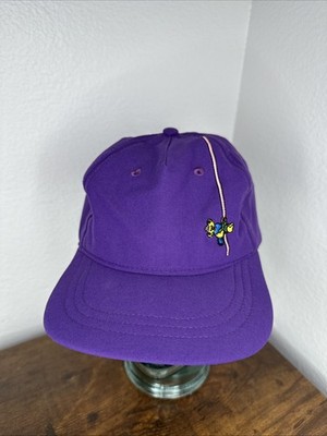 686 Hat Cap Strap Back Mens Purple Climbing Bear Nylon Grateful Dead Nylon Rare