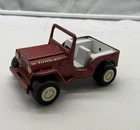Vintage Tonka Jeep 1960’s Red Toy Metal Car Collectable