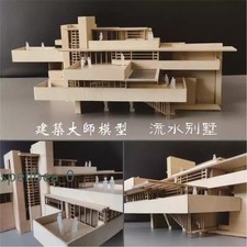 1:75 1:100 Villa 3D Wooden DIY Building Model Kits Assembly Kits Set Toys Gift