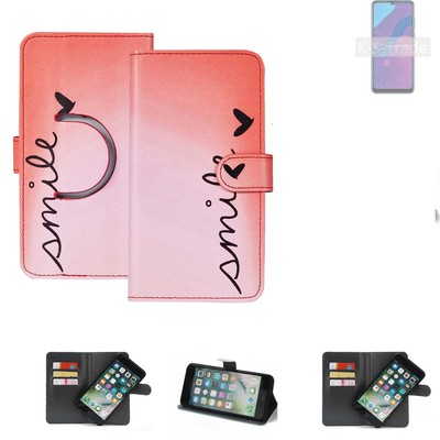 360° Schutzhülle für Huawei Honor 9A Wallet Case Design smile