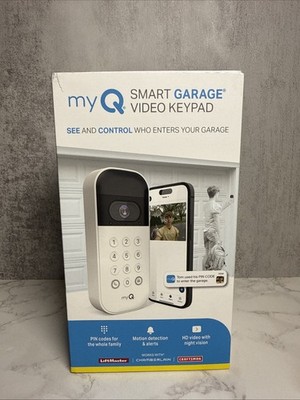 Chamberlain myQ Smart Garage Video Keypad - MYQ-K40TXXW (New In Box)