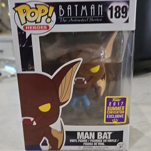 Funko Pop! Vinyl Man-Bat #189 Batman Animated Series 2017 Summer Convention Exc…