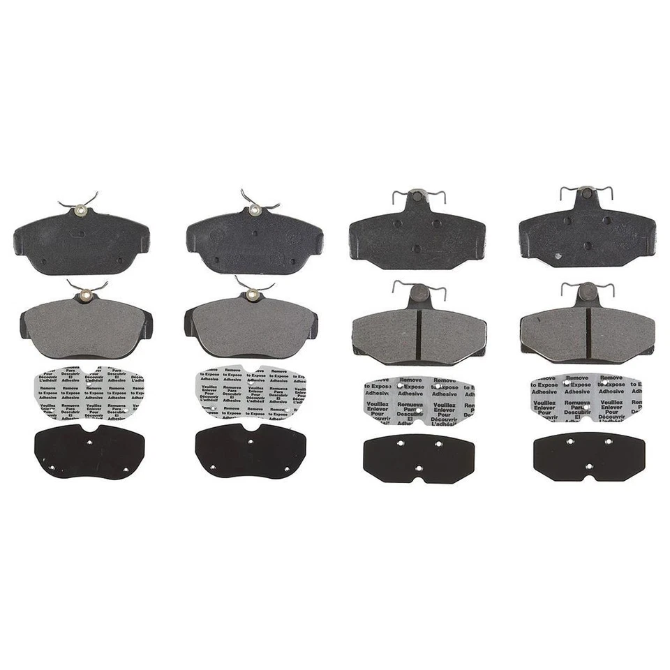 Pastillas de freno metálicas Element3 para Volvo 780 1991 delanteras y traseras - Raybestos Foto 4 de 4