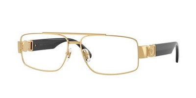 VERSACE VE1317 1002 Gold Demo Lens 56 mm Men's Eyeglasses