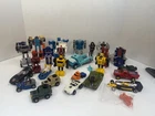 Vintage G1 Transformers Action Figures Gobots some Accessories and case Lot