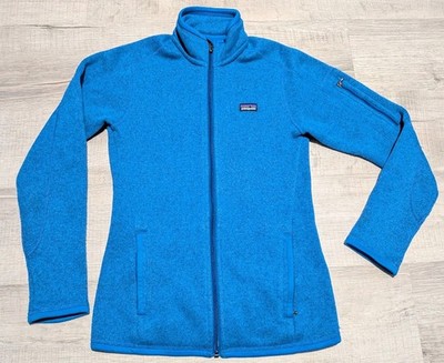 Patagonia Women's Better Sweater Jacket Full Zip Sz XS Blue STY25541