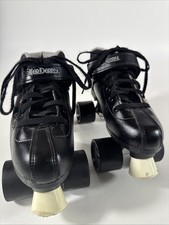 Roller Derby STR Seven Quad Roller Black Speed Skates W/ Box Men  s Size 8
