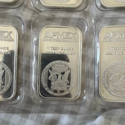 APMEX  Silver 1 oz .999 Fine Silver Bullion Bar  - Image 1 of 2