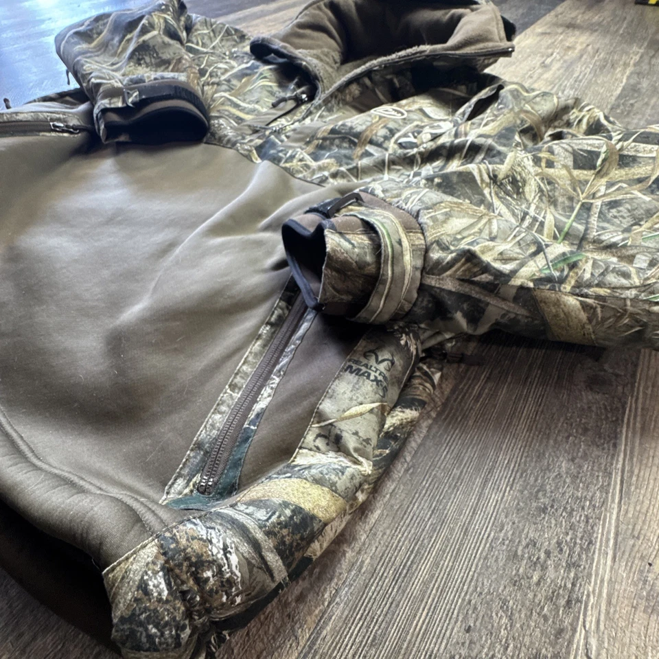 Drake Waterfowl 1/4 zip Pullover Coat Fleeced Lined  Size 2XL - Image 2 of 4