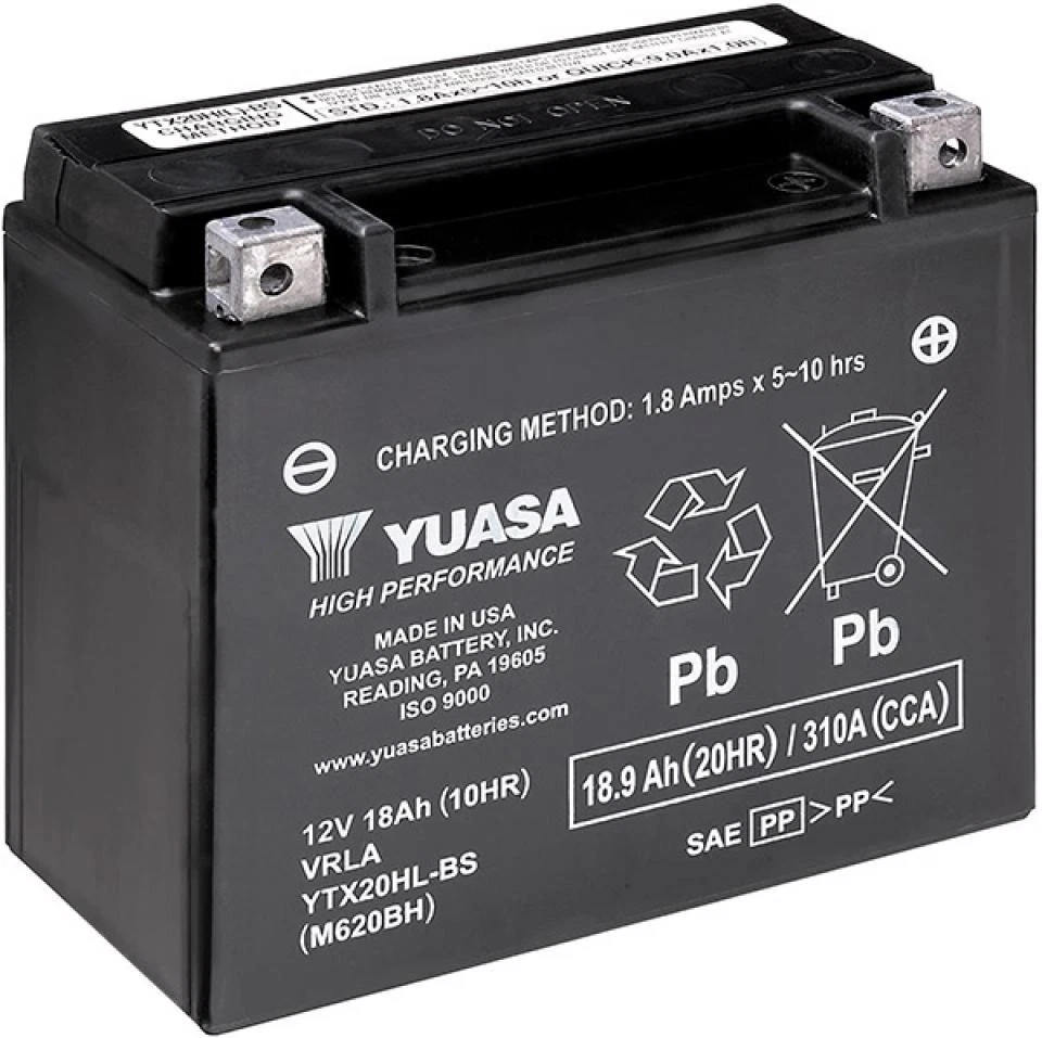 Batterie SLA Yuasa pour Moto Harley Davidson 1584 Flstc Heritage Softail Cl 2008 - Photo 4/4