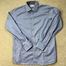 Eton Mens Contemporary Dress Shirt Men 16 41 Long Sleeve Button Up Poplin