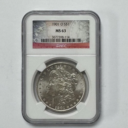 1901-O Morgan Silver Dollar $1 NGC MS63 New Orleans Coin