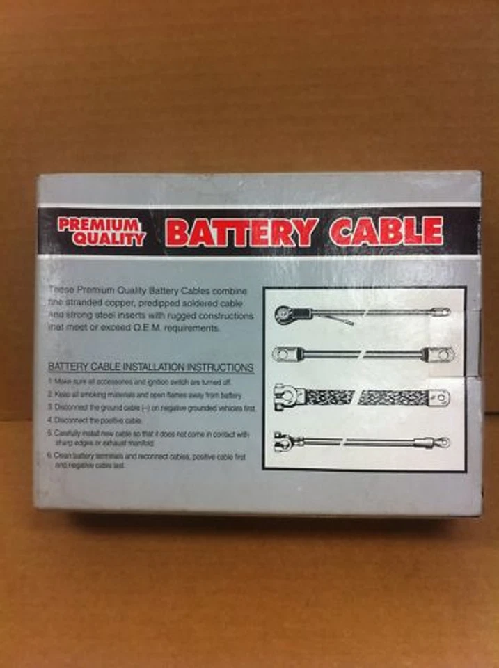 Cable de batería Bonneville para 71-93 GMC G35 Pontiac J2000 Foto 2 de 2