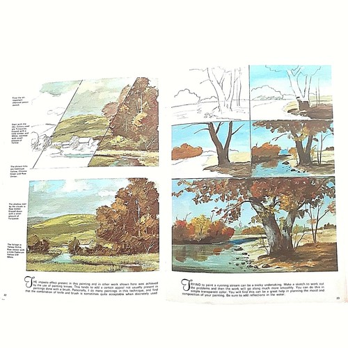 Walter Foster Beginner Easy Oil Landscape Painting American by Stricker Art - Picture 7 of 12