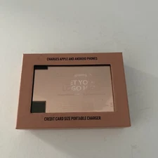 AquaVault ChargeCard Credit Card Size Charger fits in your wallet! 2300mAh New