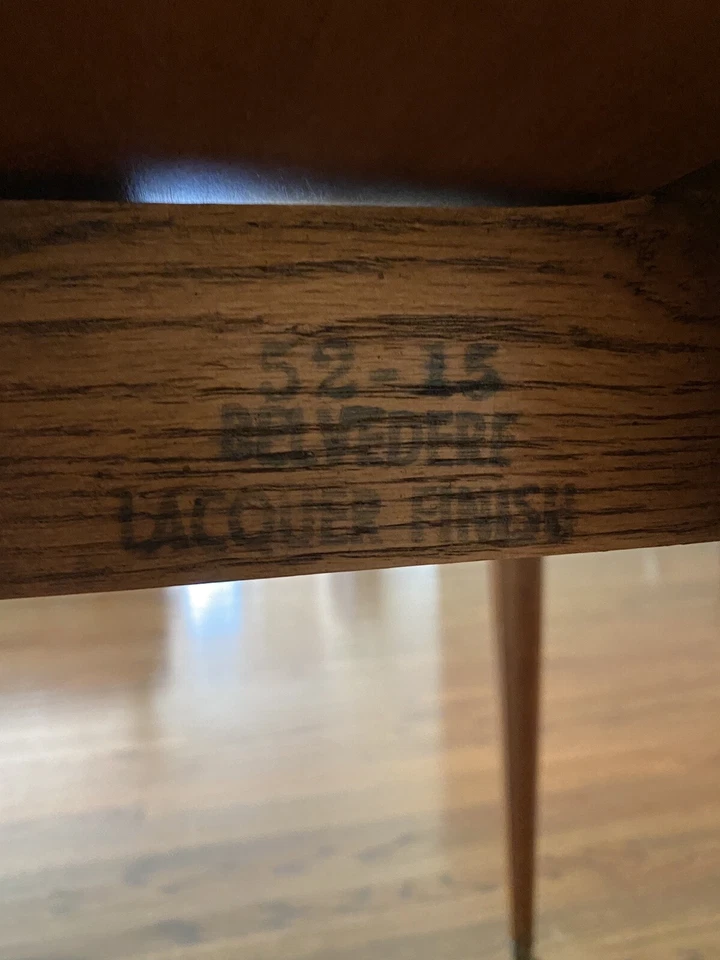 Mesa de jantar provincial italiana Kindel década de 1950 - Imagem 3 de 4