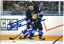 Tyler Kennedy Autographed 4x6 Color Photo Pittsburgh Penguins Alternate #48 A