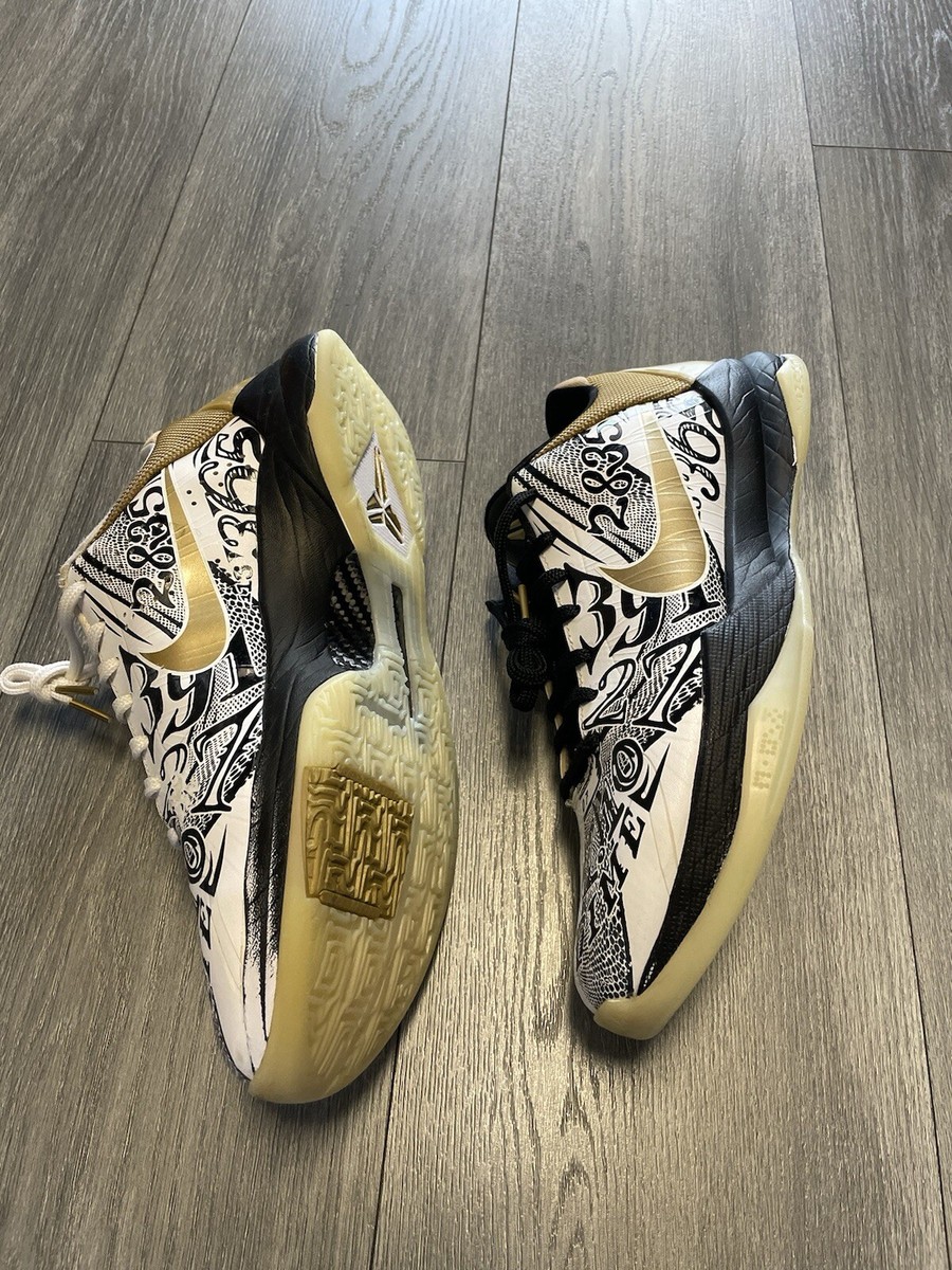 Nike Kobe 5 V Protro Big Stage Parade White Gold CT8014-100 Men's