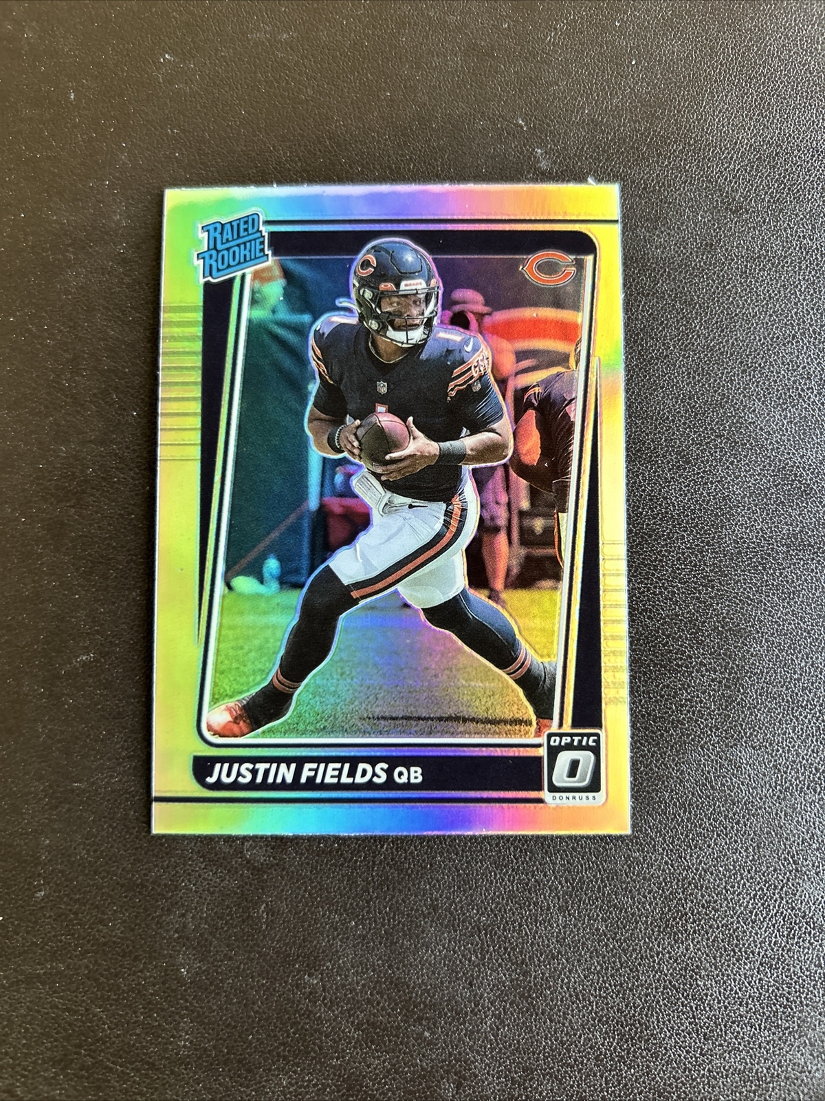 Justin Fields Panini Donruss Optic #204 Holo
