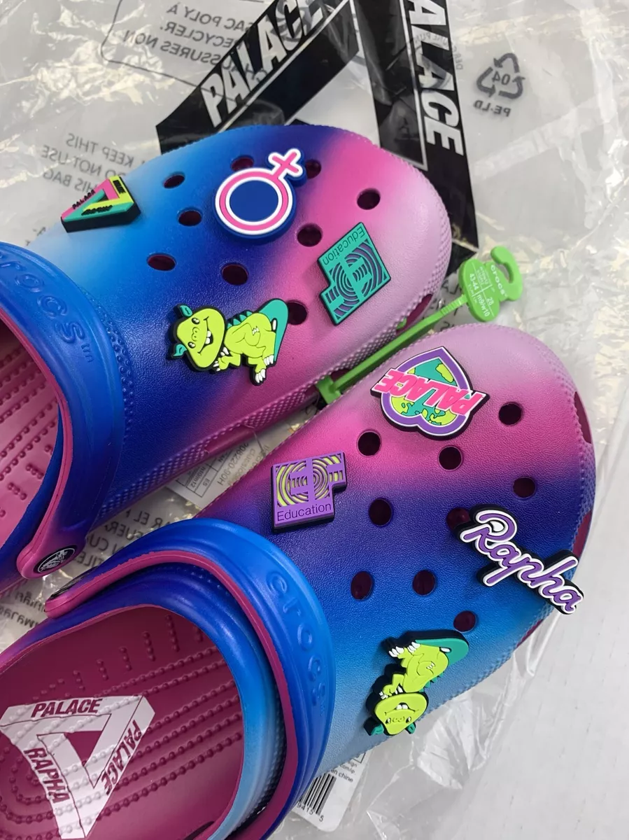 New RAPHA x Palace x Crocs EF Education First Size 9 | eBay