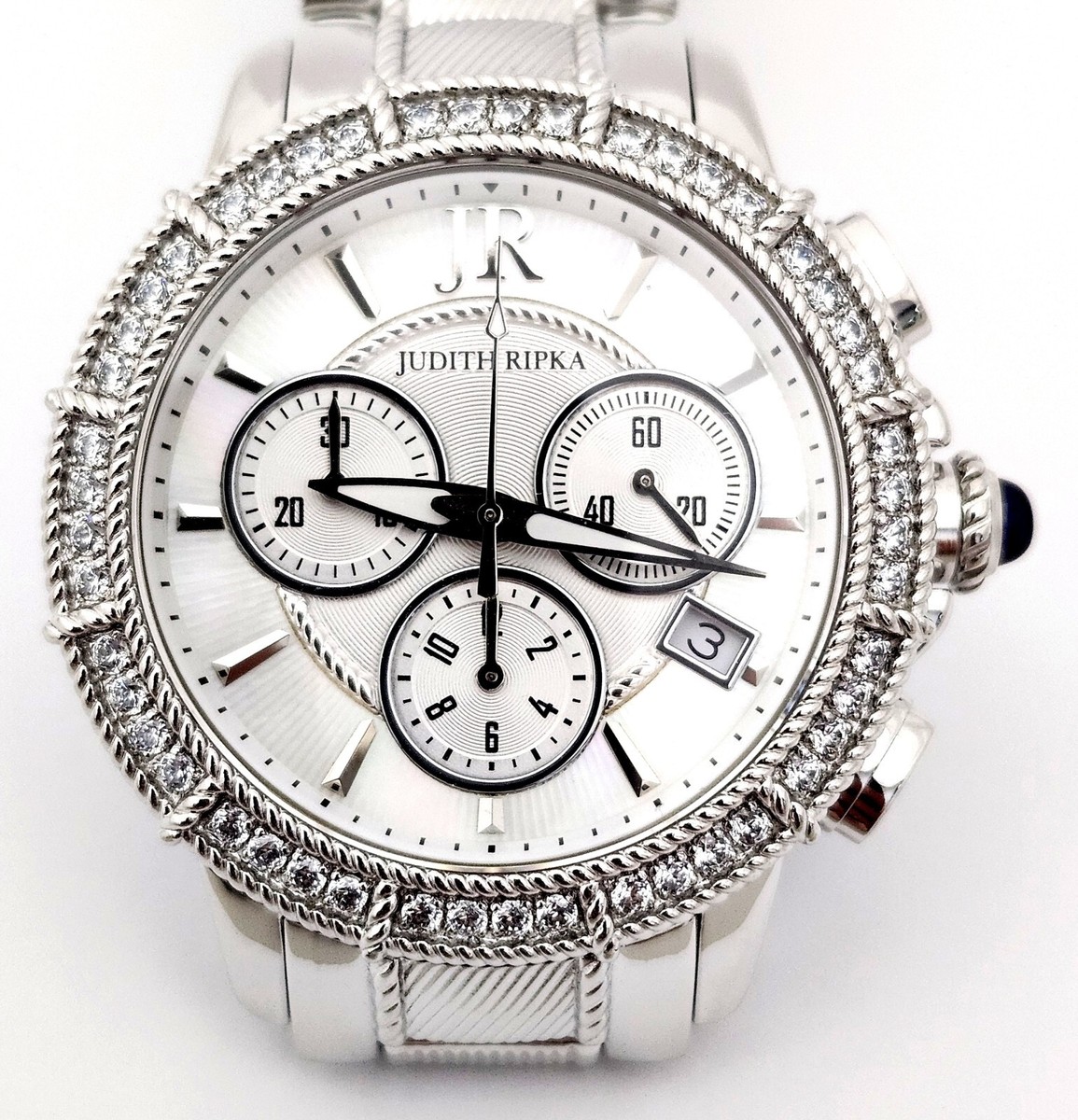 ReLIT ハピカ GORGEOUS BOXED NEW RETIRED J. RIPKA STAINLESS STEEL CHRONOGRAPH