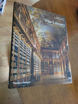 The Library: A World History, James W. Campbell hardcover coffee