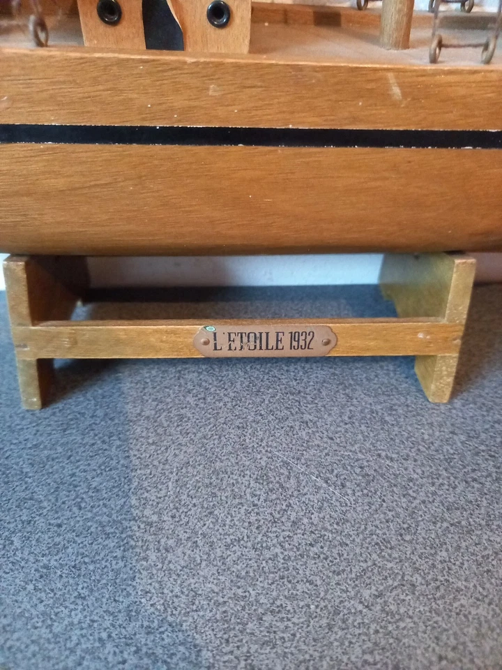 Modellino Barca L'Stella 1932 Goelette A Hunier Paimpolaise Doppio Bella Addio - Immagine 2 di 4