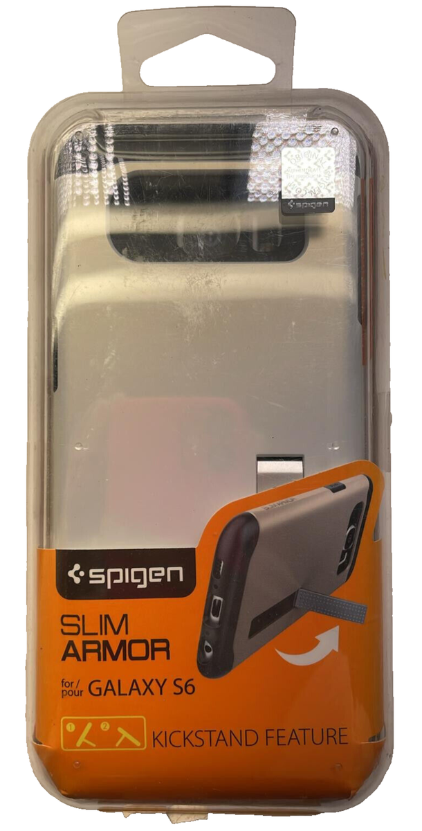 Spigen Slim Armor Case w/ Kickstand for Samsung Galaxy S6 2015