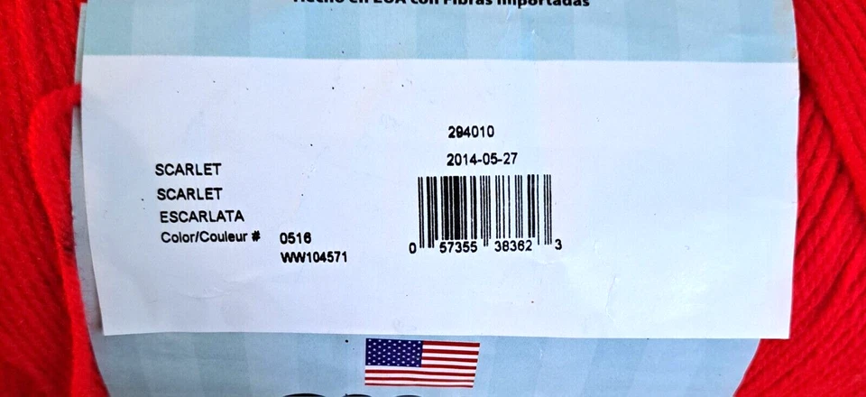 New Caron One Pound "Scarlett " Acrylic Yarn Crochet Knitting Crafts - Image 3 of 3