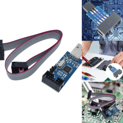 USBASP USBISP AVR Programmer ISP USB ASP ATMEGA8 ATMEGA128 (Vertical And Board)