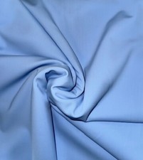 sky/baby blue nylon  Lycra Fabric Plain Coloured 4 Way Stretch Dance, Swimwear