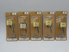 Zinc Plated Screw Eyes #216 x 1/2, , Midwest Fastener 21710, Lot of 60, New