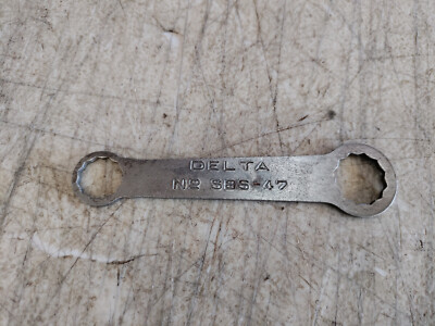 VTG Delta Rockwell SBS-47 WRENCH 7/16'' & 9/16'' L.D. Shaper 5/16'' Spindle Lathe