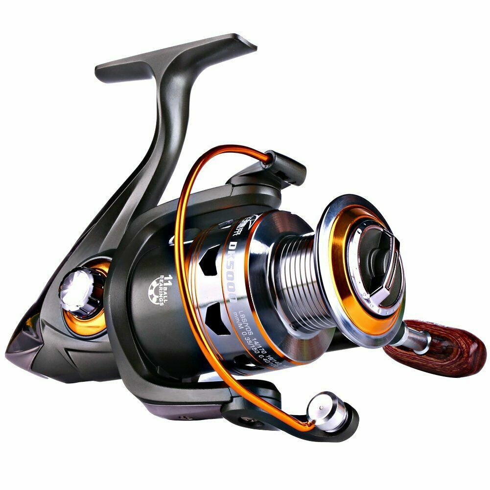 dk 5000 fishing reel Series Reel. – Coastline Fishing Gear Enhanced Cutting Tolerance DK All-Metal Spinning Reel -
