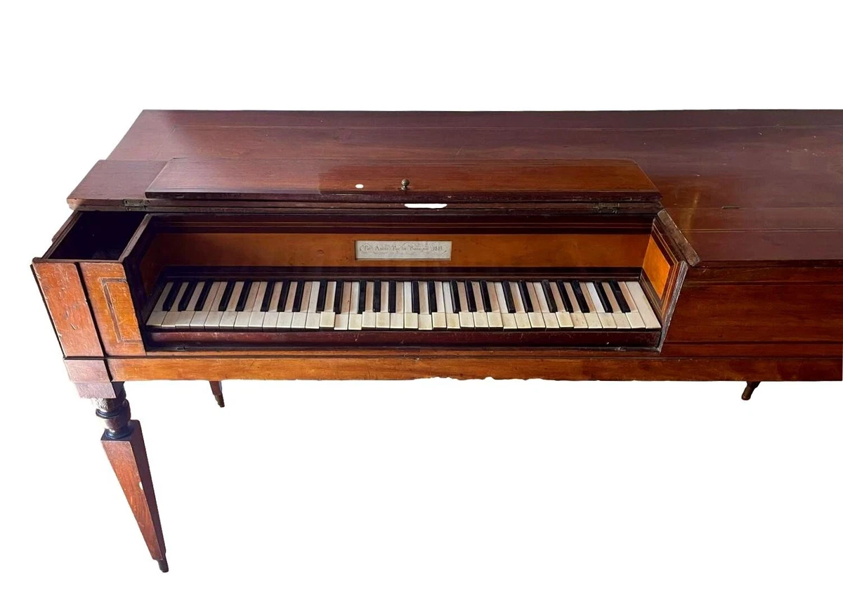 Piano Droit De Poupée Ancien En Bois - Années 50, Modèle Décoratif, France