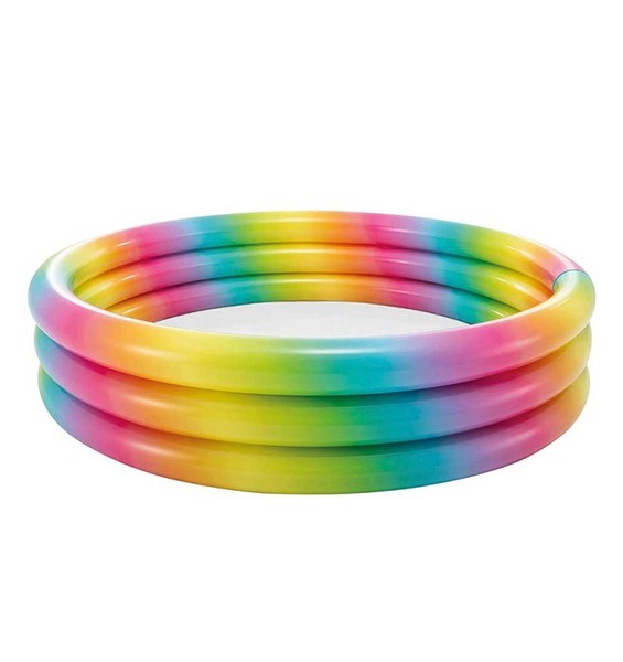 Intex Piscina hinchable para niños arcoíris 58449NP