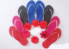 3 set Ladies Flip Flops, Sandals , Comfortable, Stylish , Beach, Evening walk