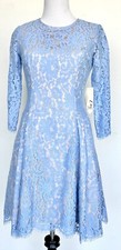 Eliza J Pink Blue Lace Dress NWT Retails $169 Price $79 Size 2P