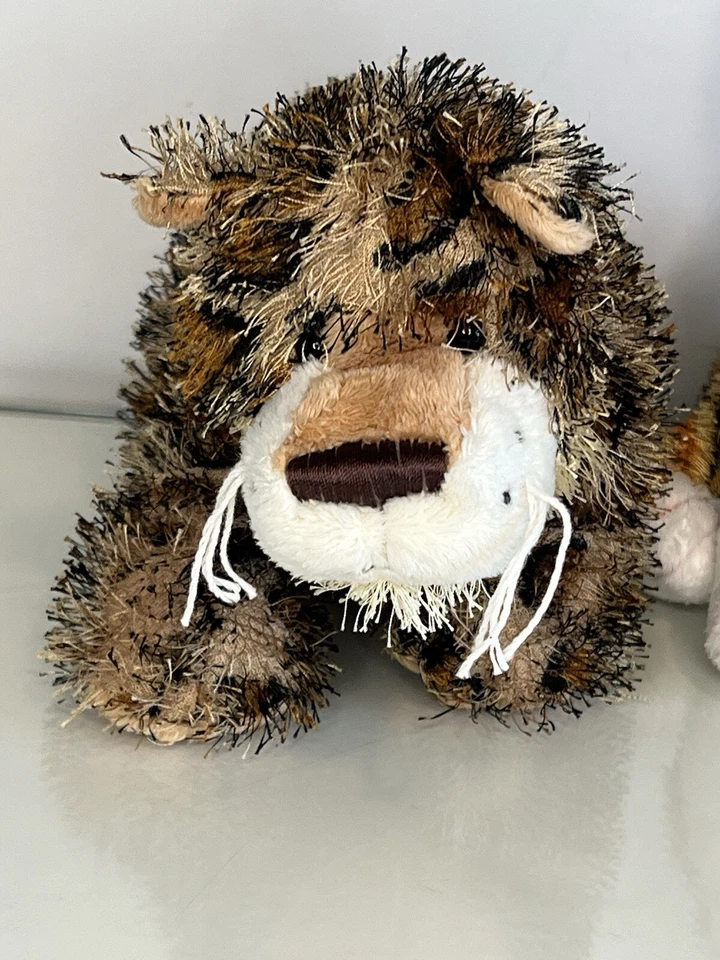 Ganz Webkinz Lil Kinz Striped Tabby Alley Cat and Leopard Plush Stuffed Animals - Image 4 of 4
