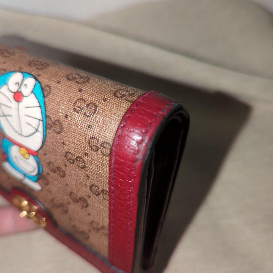 GUCCI X DORAEMON Collaboration Mini Bifold Wallet GG … Gem