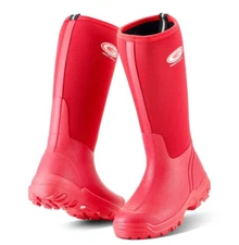 Grubs Boots Frostline 5.0 Sub-Zero- Womens 7 or 8 -Scarlet-NEW-Field-Muck-Red