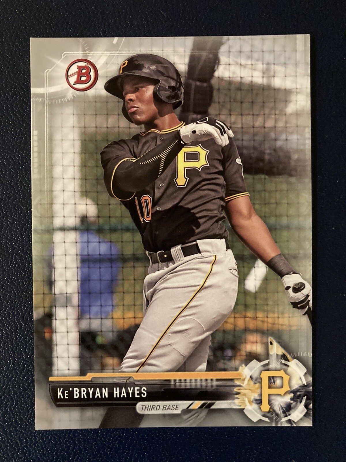 Ke’Bryan Hayes 2017 Bowman Prospects #BP105 Silver /499 Pittsburgh Pirates