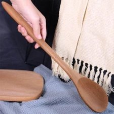 Giant Wooden Spoon for Cooking Large Scoop Utensil 17" Comfortable Long Handle