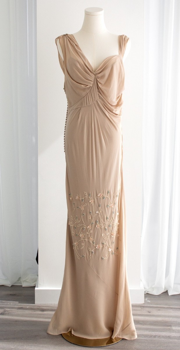 Christian Dior By John Galliano S/S 2007 Vintage Beige Christian Dior By John Galliano S/S 2007 Vintage Beige