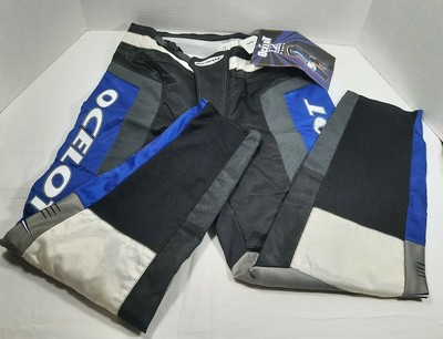 Ocelot Racing Motorcross Men s Adult Pants 34  Blue  Black Gray Grey