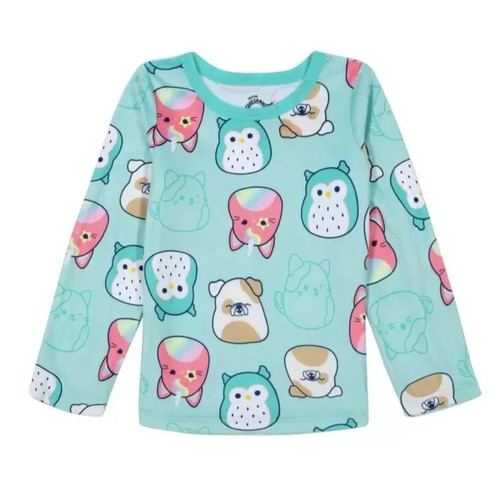 Squismallows Girls 3Pc Super Soft Hooded Robe & Pajama Set Sz XSmall 4 Sleepwear - Picture 6 of 10