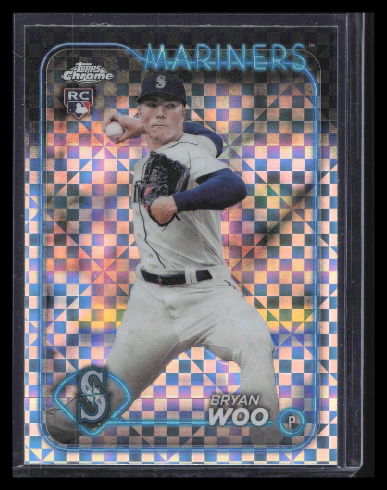2024 Topps Chrome #172 Bryan Woo X-Fractors